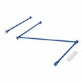 Vestil Blue Steel Standard Cantilever Brace Set 3.5"W x 71"L x 77.75"H SB-C-8-72